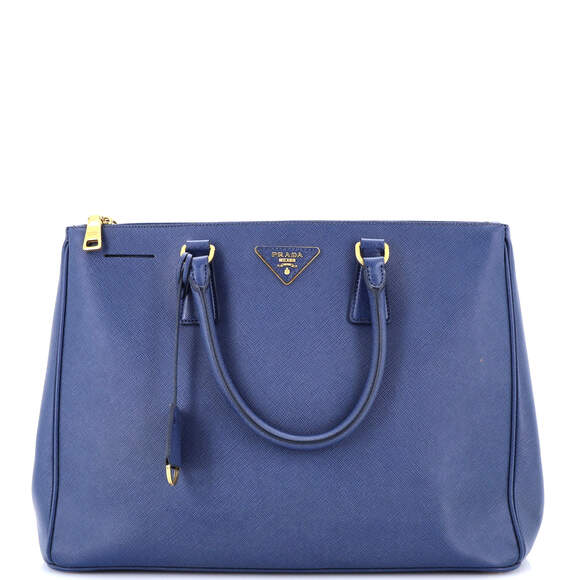Prada Double Zip Lux Tote Saffiano #176919P10B - Picture 1 of 8